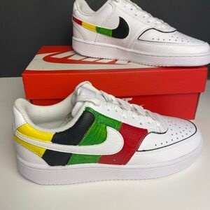 Nike Women’s Colorful Hand Painted Sneakers 7.5